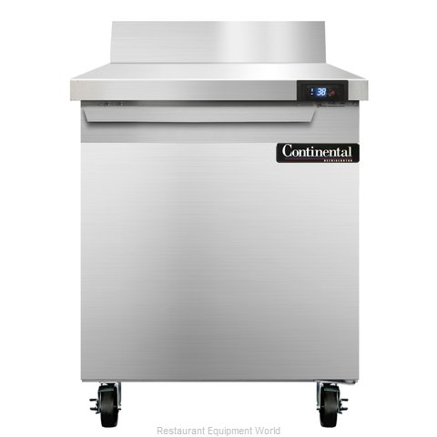 Continental Refrigerator SW27-BS Refrigerated Counter, Work Top