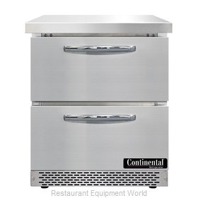 Continental Refrigerator SW27N-FB-D Refrigerated Counter, Work Top