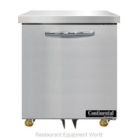 Continental Refrigerator SW27N-U Refrigerator, Undercounter, Reach-In