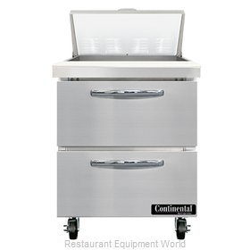 Continental Refrigerator SW27N8-D Refrigerated Counter, Sandwich / Salad Unit