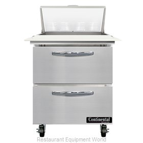 Continental Refrigerator SW27N8C-D Refrigerated Counter, Sandwich / Salad Unit