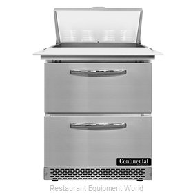 Continental Refrigerator SW27N8C-FB-D Refrigerated Counter, Sandwich / Salad Uni
