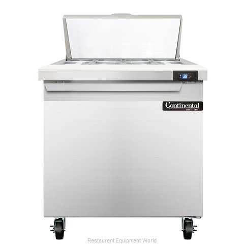 Continental Refrigerator SW32-8 Refrigerated Counter, Sandwich / Salad Top