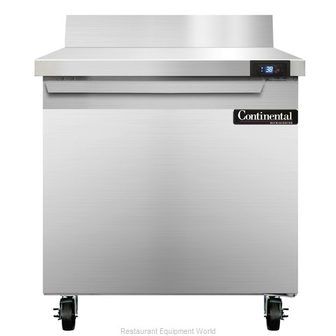 Continental Refrigerator SW32-BS Refrigerated Counter, Work Top