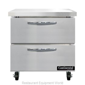Continental Refrigerator SW32N-D Refrigerated Counter, Work Top