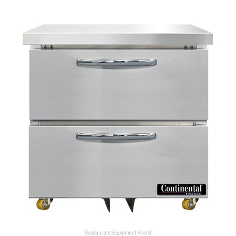 Continental Refrigerator SW32N-U-D Refrigerator, Undercounter, Reach-In
