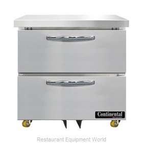 Continental Refrigerator SW32N-U-D Refrigerator, Undercounter, Reach-In