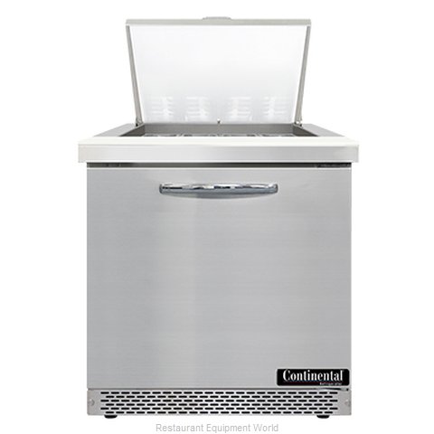 Continental Refrigerator SW32N12M-FB Refrigerated Counter, Mega Top Sandwich / S