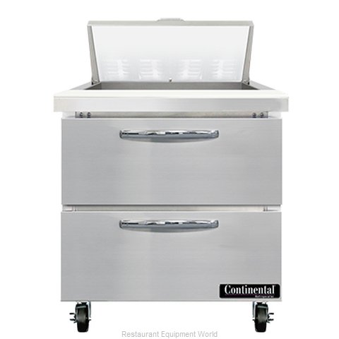 Continental Refrigerator SW32N8-D Refrigerated Counter, Sandwich / Salad Unit (Magnified)