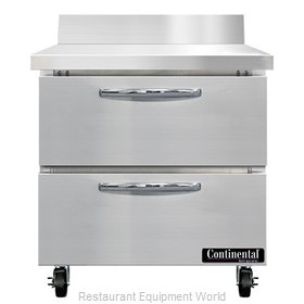Continental Refrigerator SW32NBS-D Refrigerated Counter, Work Top