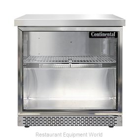 Continental Refrigerator SW32NGD-FB Refrigerated Counter, Work Top