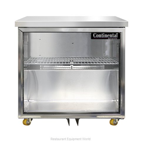 Continental Refrigerator SW32NGD-U Refrigerator, Undercounter, Reach-In (Magnified)