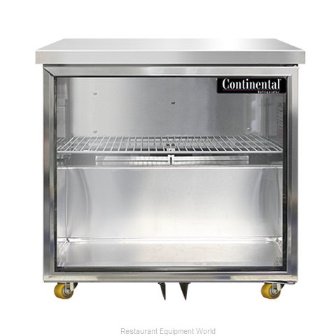 Continental Refrigerator SW32NGD-U Refrigerator, Undercounter, Reach-In