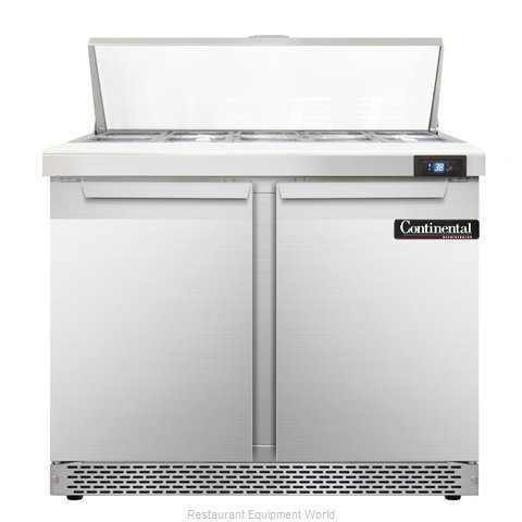 Continental Refrigerator SW36-10C-FB Refrigerated Counter, Sandwich / Salad Top