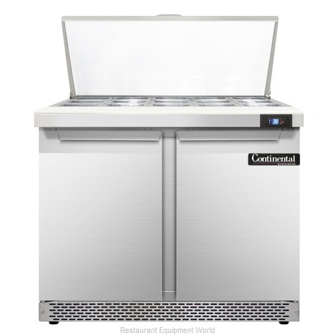 Continental Refrigerator SW36-15M-FB Refrigerated Counter, Mega Top Sandwich / S