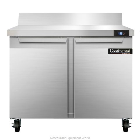 Continental Refrigerator SW36-BS Refrigerated Counter, Work Top