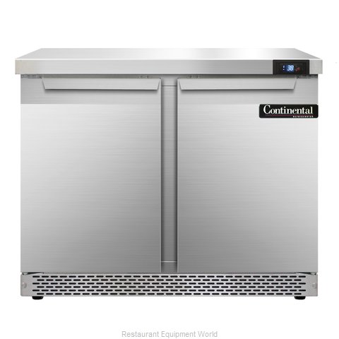 Continental Refrigerator SW36-FB Refrigerated Counter, Work Top