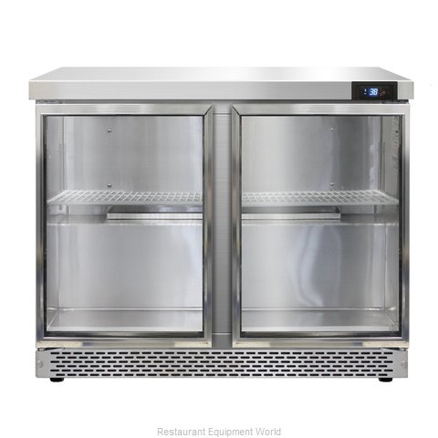 Continental Refrigerator SW36-GD-FB Refrigerated Counter, Work Top