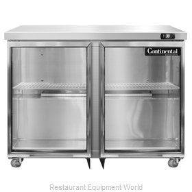 Continental Refrigerator SW36-GD-U Refrigerator, Undercounter, Reach-In