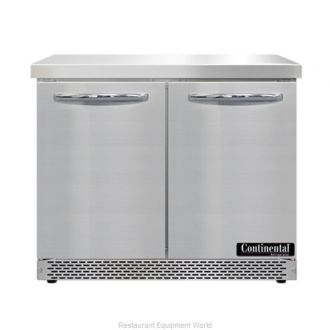 Continental Refrigerator SW36N-FB Refrigerated Counter, Work Top (Magnified)