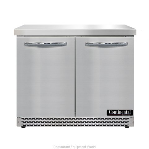 Continental Refrigerator SW36N-FB Refrigerated Counter, Work Top