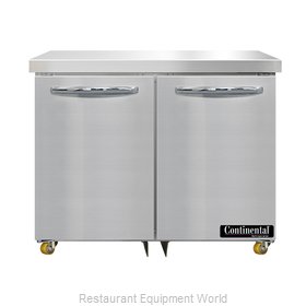 Continental Refrigerator SW36N-U Refrigerator, Undercounter, Reach-In