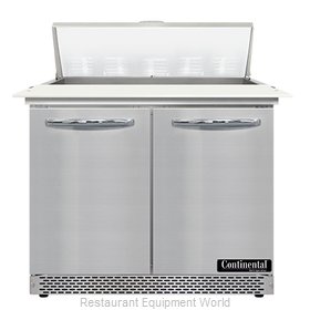Continental Refrigerator SW36N10C-FB Refrigerated Counter, Sandwich / Salad Unit
