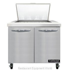 Continental Refrigerator SW36N12M Refrigerated Counter, Mega Top Sandwich / Sala