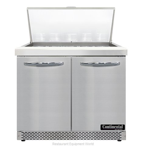 Continental Refrigerator SW36N15M-FB Refrigerated Counter, Mega Top Sandwich / S (Magnified)