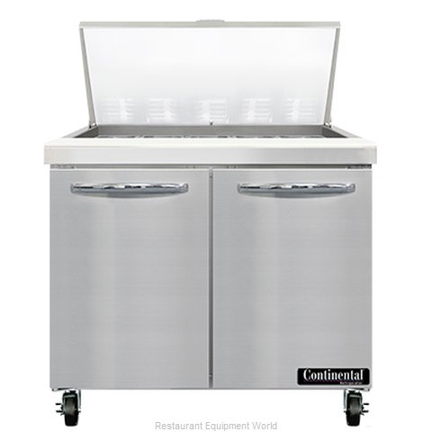 Continental Refrigerator SW36N15M Refrigerated Counter, Mega Top Sandwich / Sala