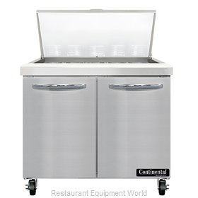 Continental Refrigerator SW36N15M Refrigerated Counter, Mega Top Sandwich / Sala