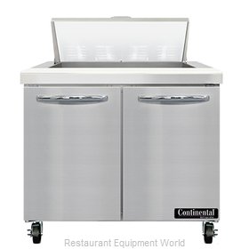 Continental Refrigerator SW36N8 Refrigerated Counter, Sandwich / Salad Unit
