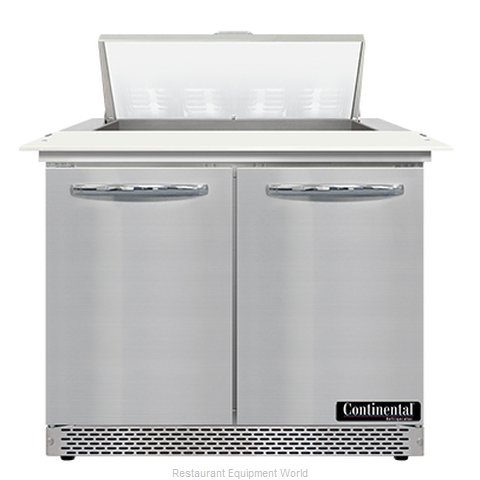 Continental Refrigerator SW36N8C-FB Refrigerated Counter, Sandwich / Salad Unit (Magnified)