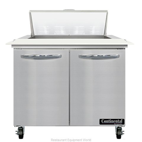 Continental Refrigerator SW36N8C Refrigerated Counter, Sandwich / Salad Unit (Magnified)