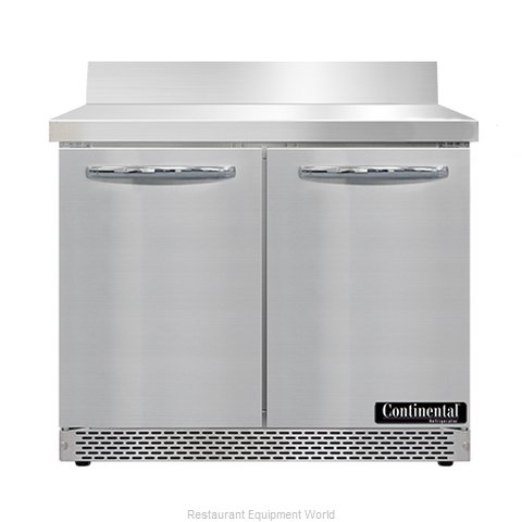 Continental Refrigerator SW36NBS-FB Refrigerated Counter, Work Top