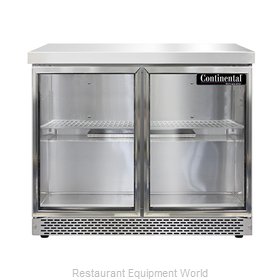 Continental Refrigerator SW36NGD-FB Refrigerated Counter, Work Top