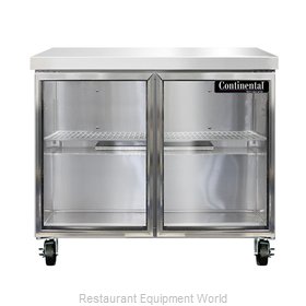 Continental Refrigerator SW36NGD Refrigerated Counter, Work Top