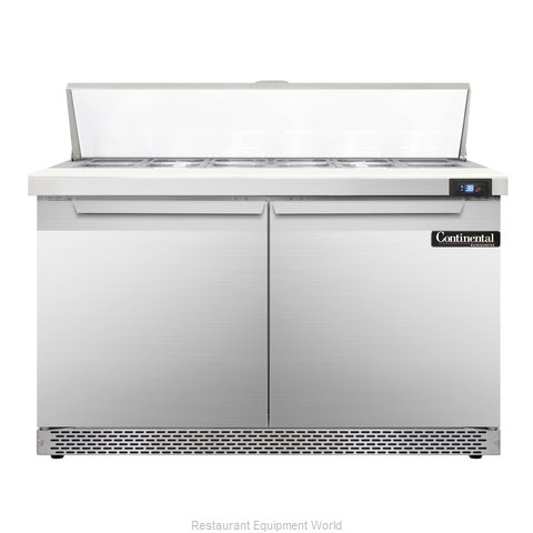 Continental Refrigerator SW48-12C-FB Refrigerated Counter, Sandwich / Salad Top