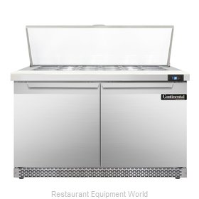 Continental Refrigerator SW48-18M-FB Refrigerated Counter, Mega Top Sandwich / S
