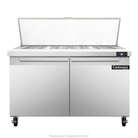 Continental Refrigerator SW48-18M Refrigerated Counter, Mega Top Sandwich / Sala