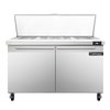 Encimera Refrigerada, Superficie Unidad para Emparedados
 <br><span class=fgrey12>(Continental Refrigerator SW48-18M Refrigerated Counter, Mega Top Sandwich / Sala)</span>