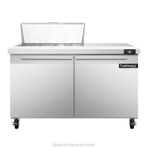 Continental Refrigerator SW48-8 Refrigerated Counter, Sandwich / Salad Top