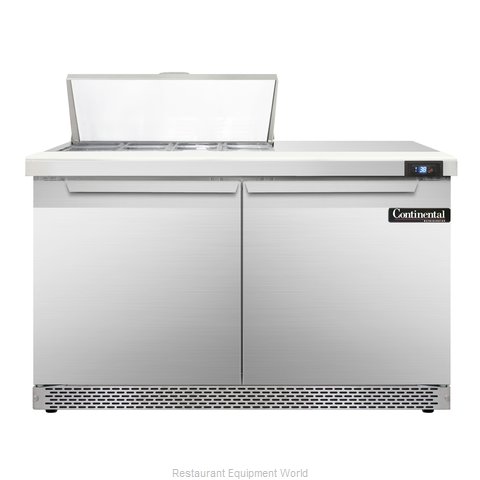 Continental Refrigerator SW48-8C-FB Refrigerated Counter, Sandwich / Salad Top