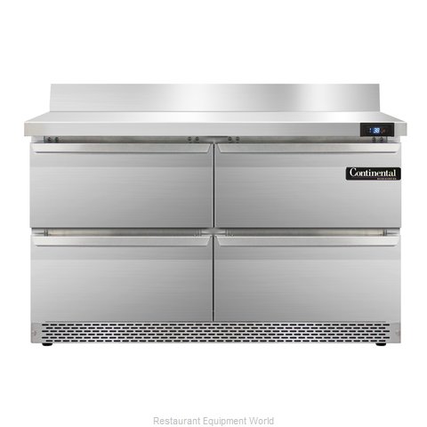 Continental Refrigerator SW48-BS-FB-D Refrigerated Counter, Work Top
