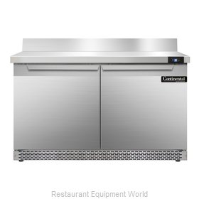 Continental Refrigerator SW48-BS-FB Refrigerated Counter, Work Top