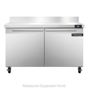 Continental Refrigerator SW48-BS Refrigerated Counter, Work Top