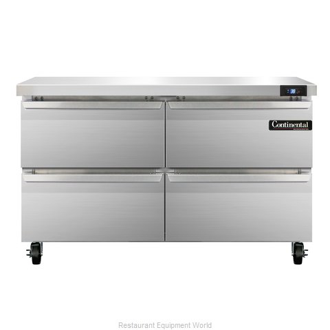 Continental Refrigerator SW48-D Refrigerated Counter, Work Top