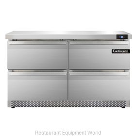 Continental Refrigerator SW48-FB-D Refrigerated Counter, Work Top