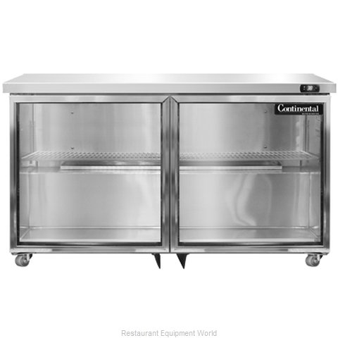 Continental Refrigerator SW48-GD-U Refrigerator, Undercounter, Reach-In
