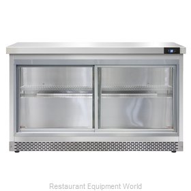 Continental Refrigerator SW48-SGD-FB Refrigerated Counter, Work Top